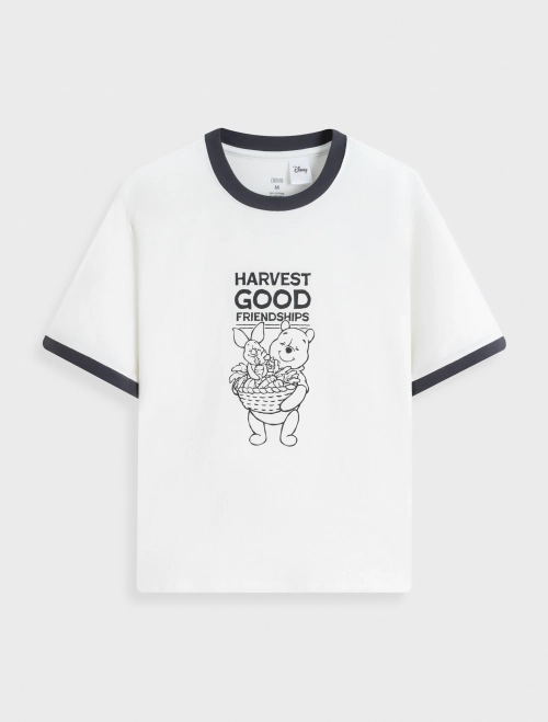Áo phông nữ baby tee in hình Winnie the Pooh