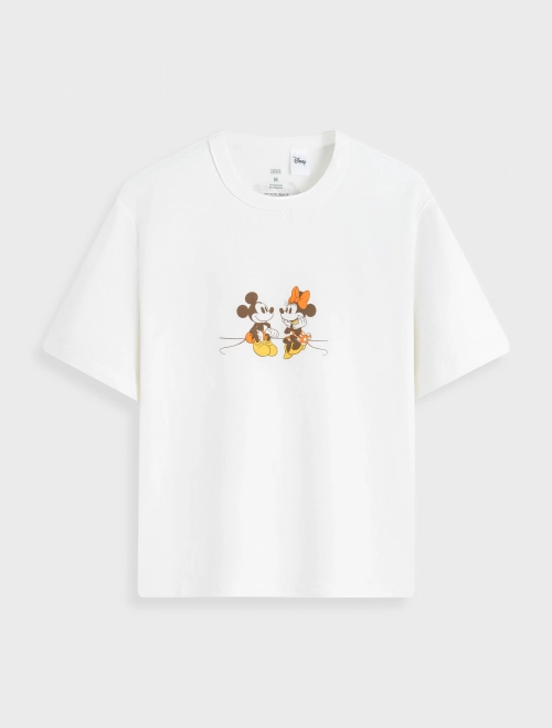 Áo phông nữ baby tee in hình Mickey & Friends
