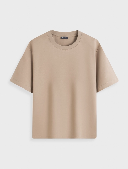 Áo phông nữ cotton basic cổ tròn