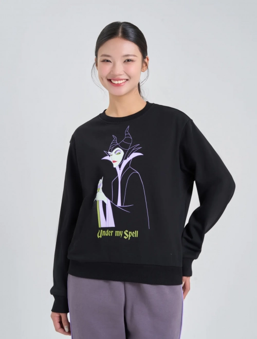 Áo nỉ nữ dài tay in hình Princess