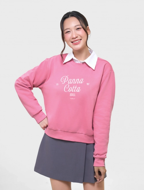 Áo nỉ nữ có hình in