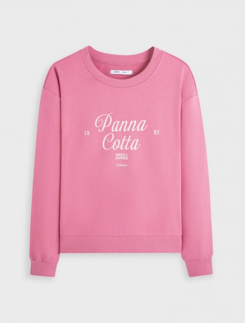 Áo nỉ nữ có hình in