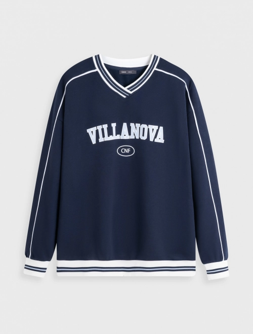 Áo nỉ cào bông nữ có hình in