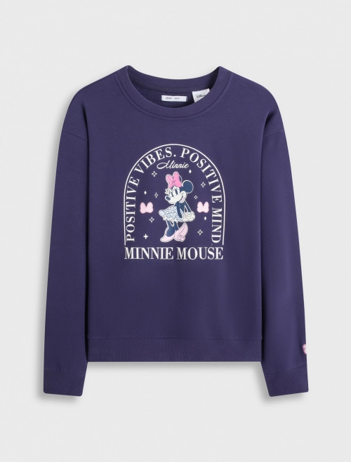 Áo nỉ nữ in hình Mickey