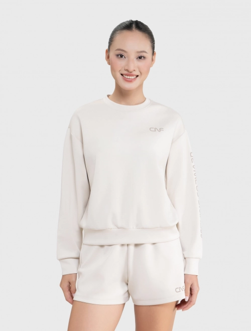 Áo nỉ active nữ interlock, wicking