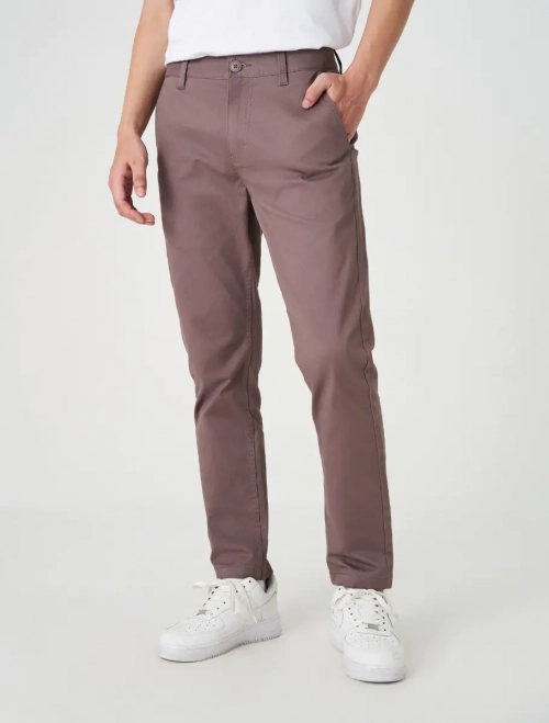 Quần khaki nam dáng ôm túi chéo