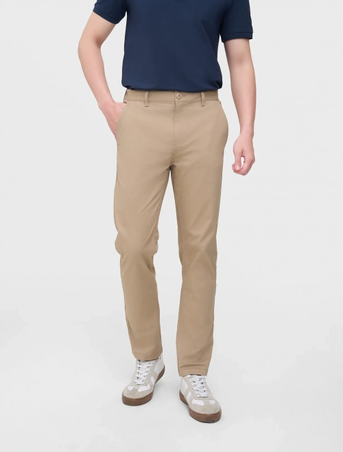 Quần khaki nam dài dáng slimfit