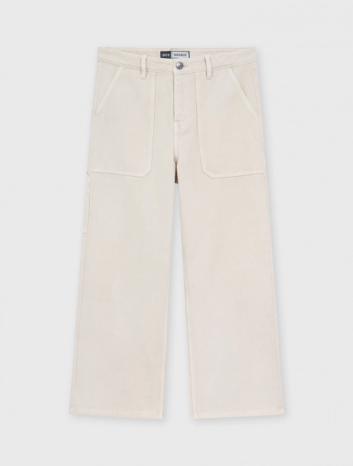 Quần khaki nam cotton dáng rộng