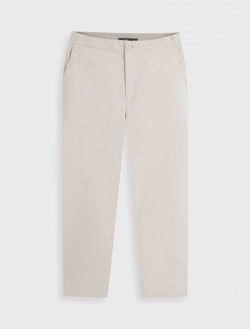 Quần dài nam cotton basic dáng suông