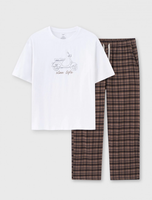 Bộ mặc nhà nam có hình in | OEKO-TEX