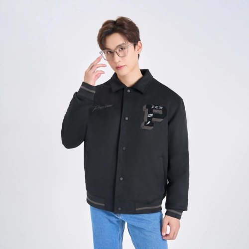 Áo khoác bomber nam da lộn