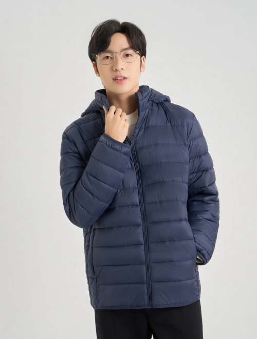 Áo khoác chần bông nam siêu nhẹ siêu ấm