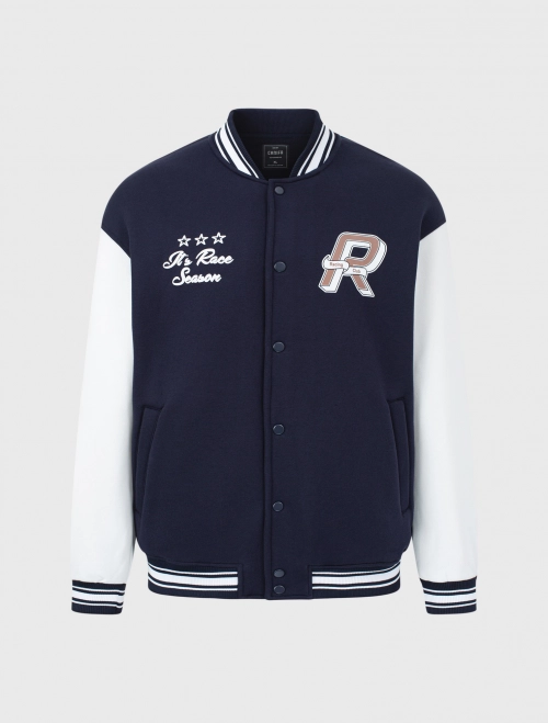 Áo khoác nỉ không mũ nam