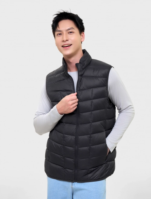 Áo khoác gilet chần bông nam