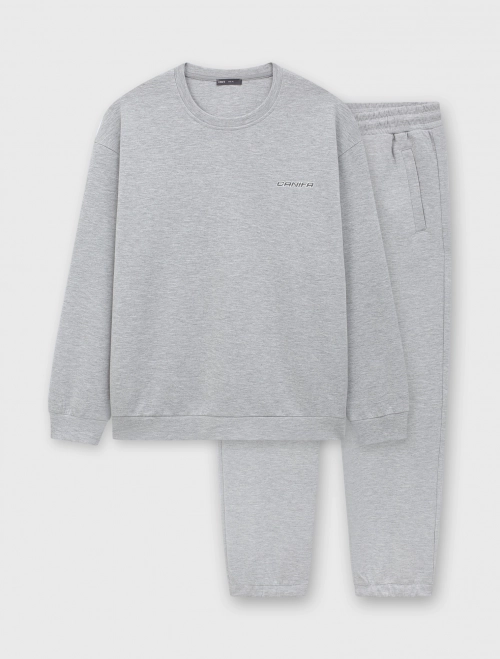 Bộ quần áo nỉ nam có hình in