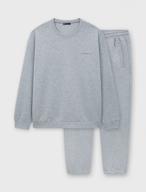 Bộ quần áo nỉ nam có hình in