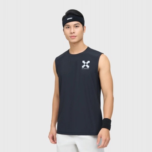 Áo ba lỗ active nam có hình in dáng thể thao