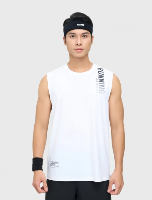 Áo ba lỗ active nam có hình in dáng thể thao