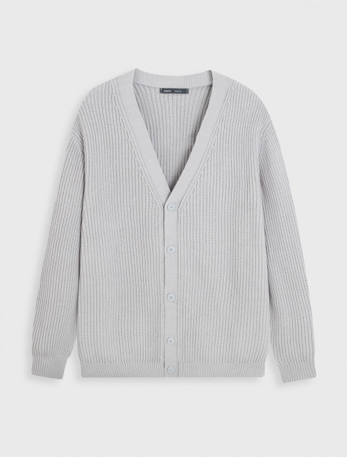 Áo cardigan nam dáng suông