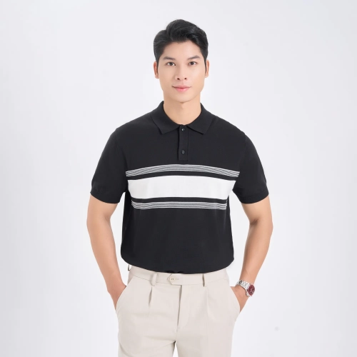 Áo len polo nam cộc tay