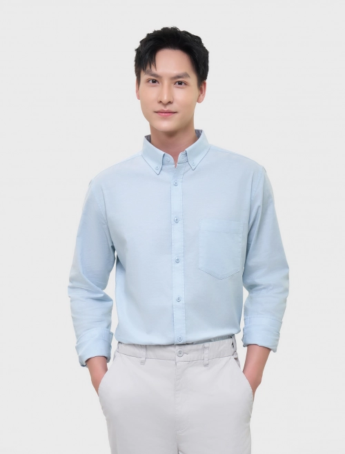 Áo sơ mi nam dài tay cotton USA