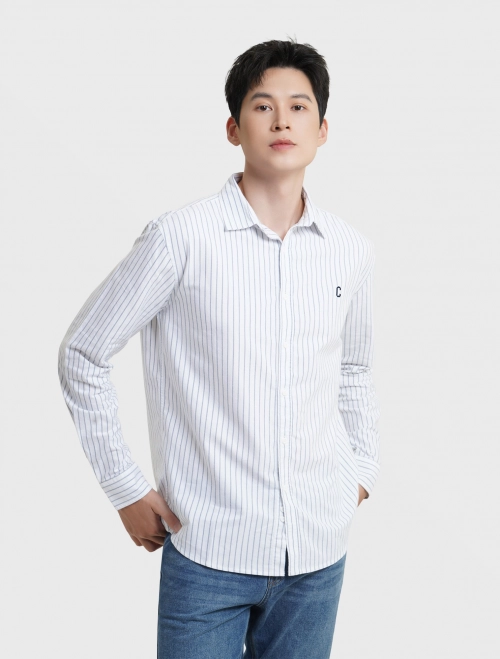 Áo sơ mi Oxford nam, cotton USA dài tay