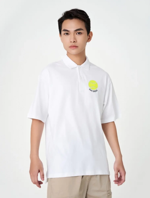 Áo polo nam in họa tiết