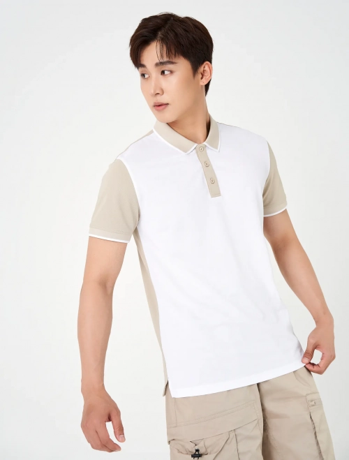 Áo polo nam dáng suông