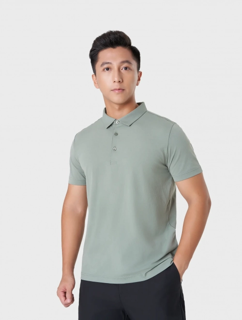 Áo polo wicking active nam cổ đức cộc tay anti UV