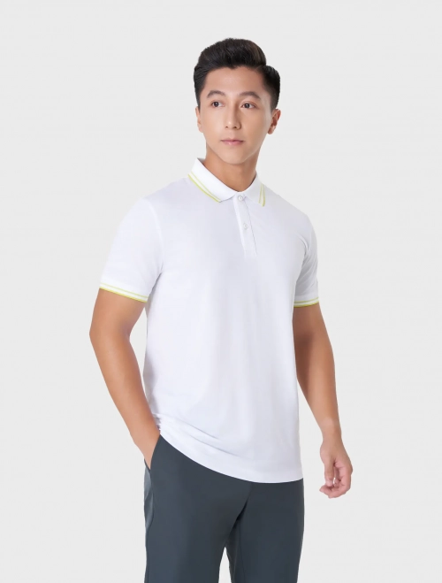 Áo polo wicking active nam cổ đức cộc tay
