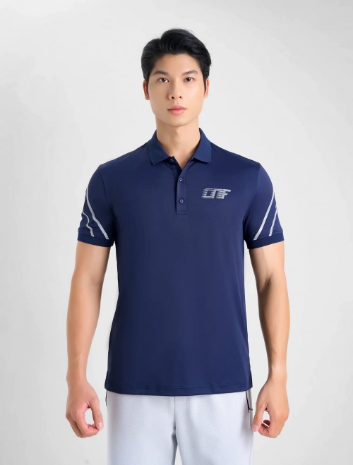 Áo polo active nam hình in phản quang