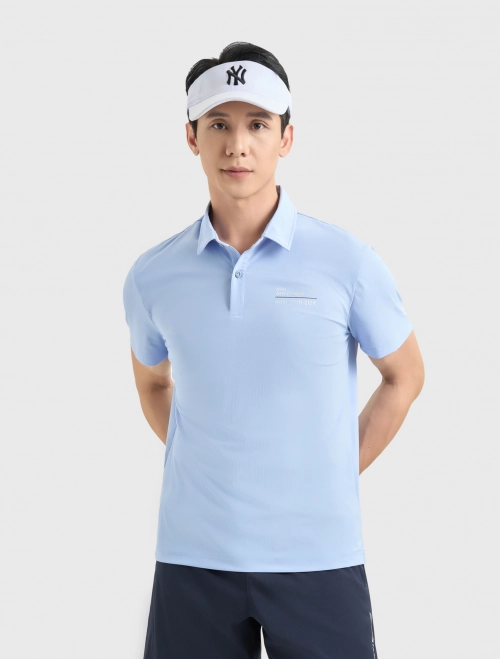 Áo polo active nam có hình in