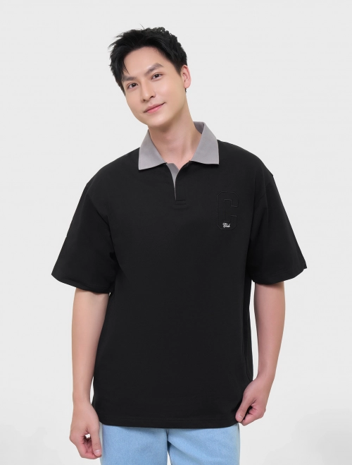 Áo polo nam có hình thêu
