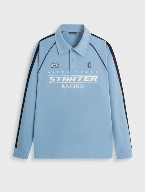 Áo polo nam cotton USA dài tay