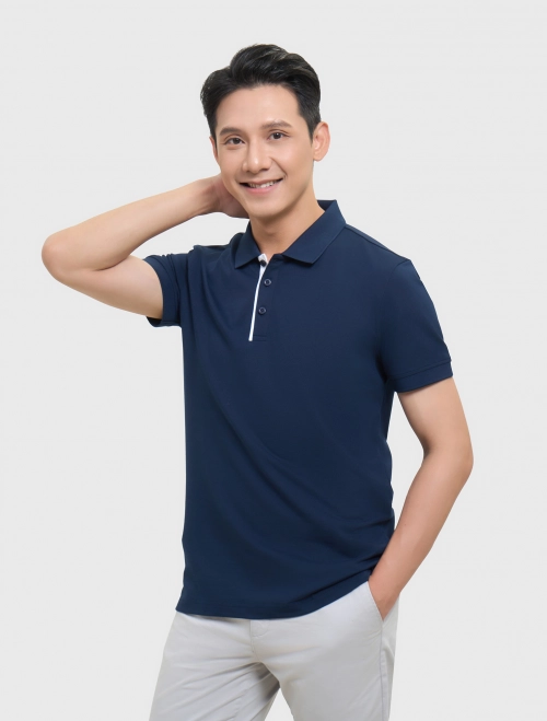 Áo polo nam dáng suông