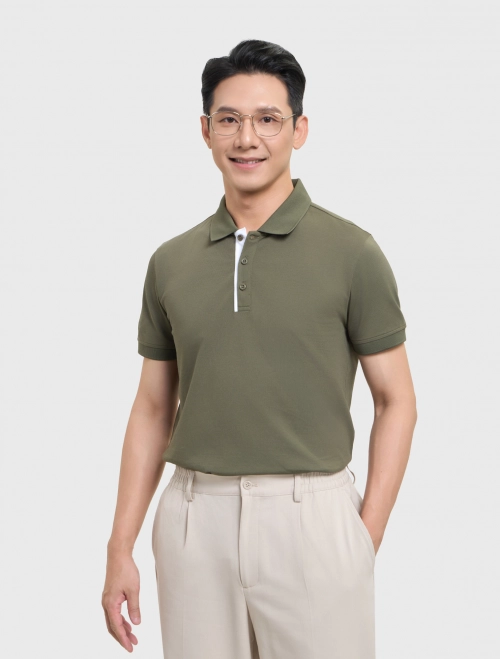 Áo polo nam dáng suông