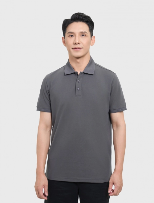 Áo polo nam basic dáng suông