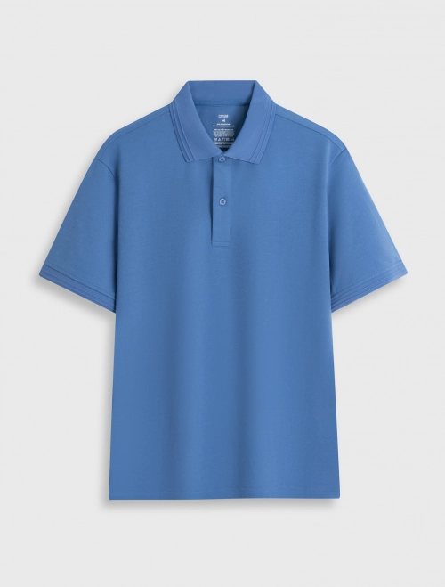 Áo polo nam basic dáng suông