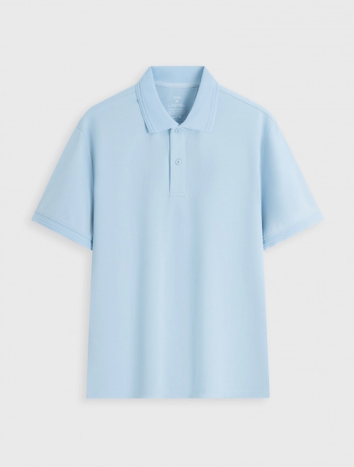 Áo polo nam basic dáng suông