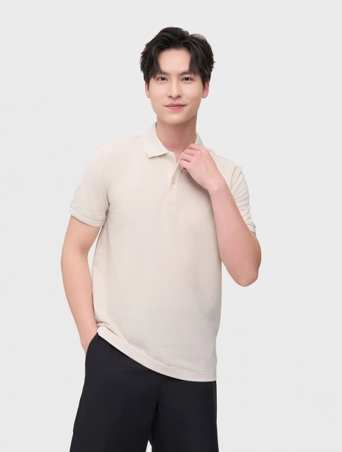 Áo polo nam basic dáng suông