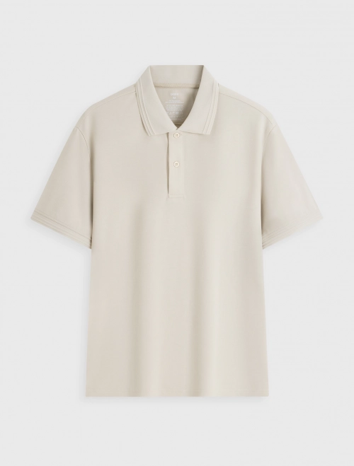 Áo polo nam basic dáng suông