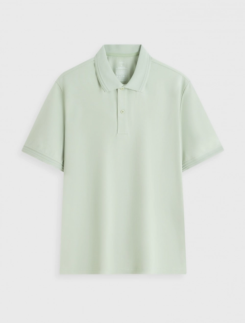 Áo polo nam basic dáng suông