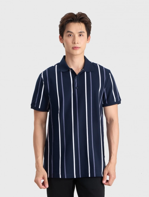 Áo polo nam phối màu