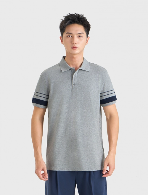 Áo polo nam phối màu