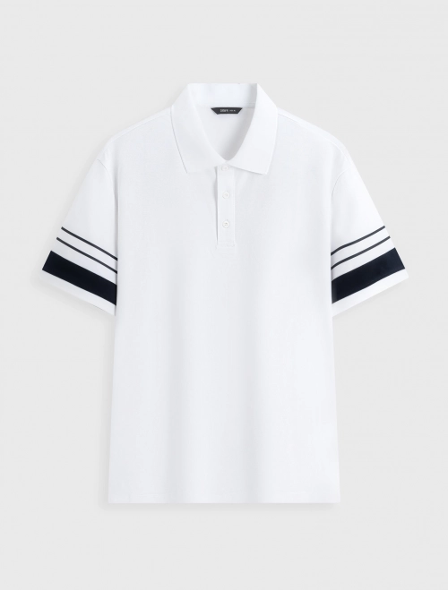 Áo polo nam phối màu