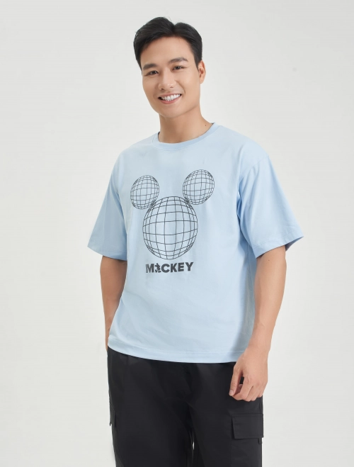 Áo phông nam in hình Mickey