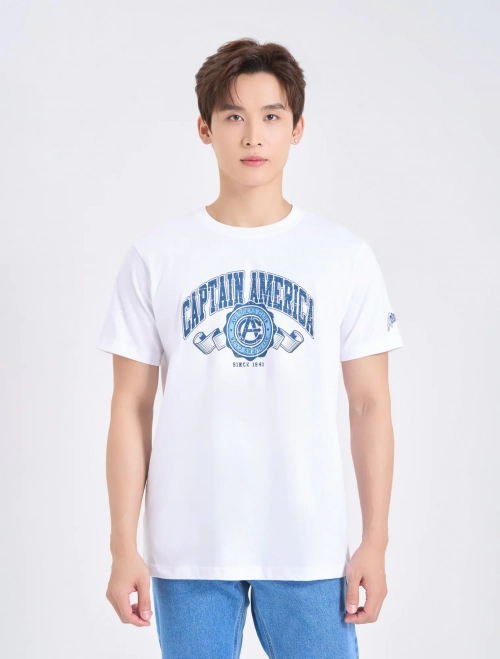 Áo phông nam cotton USA có hình in