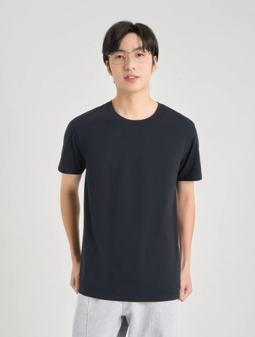 Áo phông nam cotton USA dáng rộng