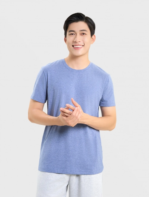 Áo phông nam cotton USA dáng rộng