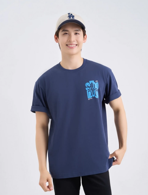 Áo phông nam cotton USA có hình in